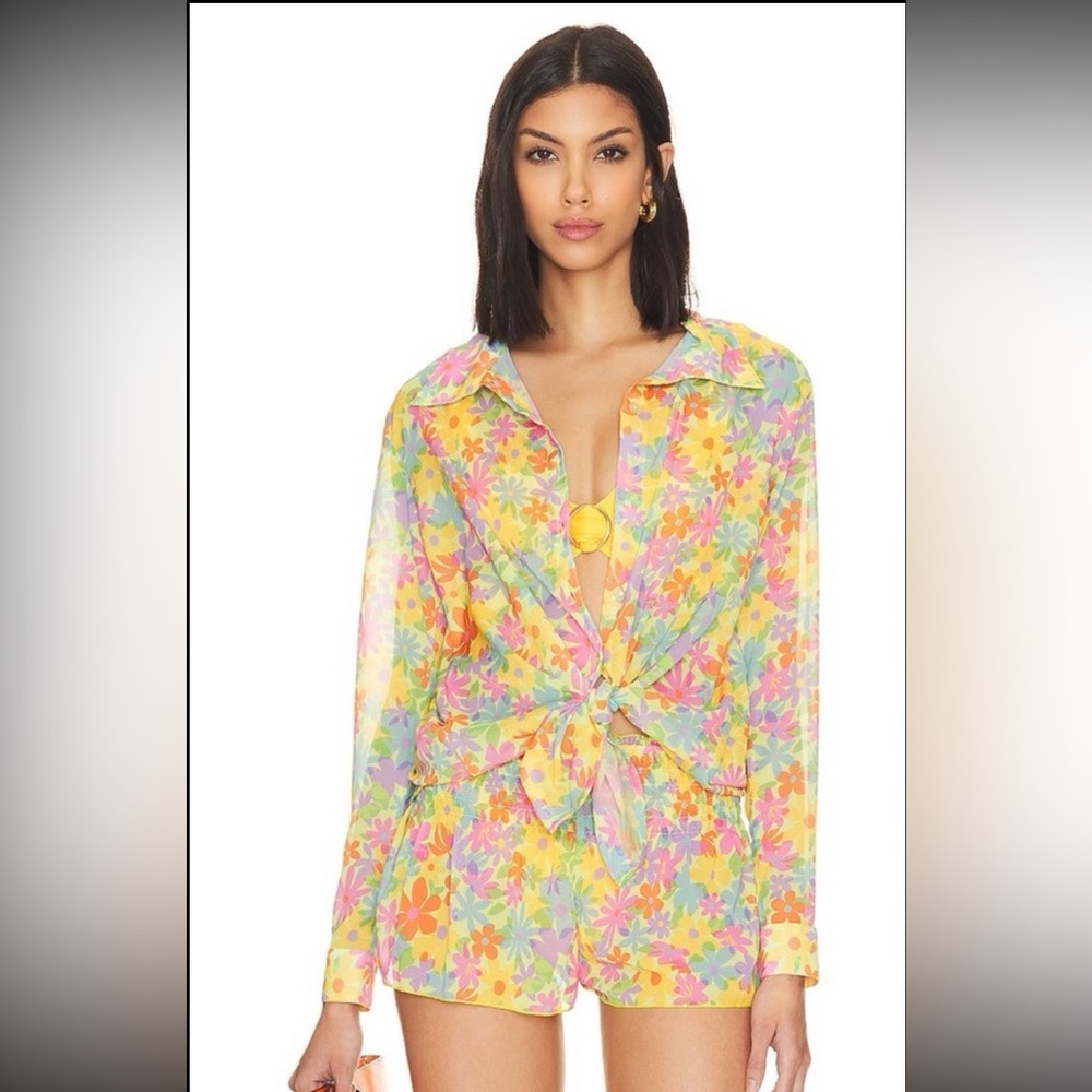 NWT LOVER & FRIENDS GROOVY DELIGHT TOP